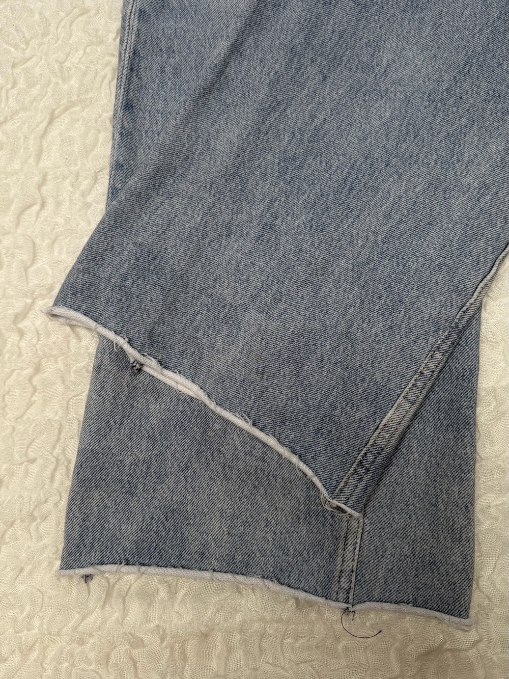 rag & bone denim sweatpants Light Blue Wide Leg - Picture 8 of 15